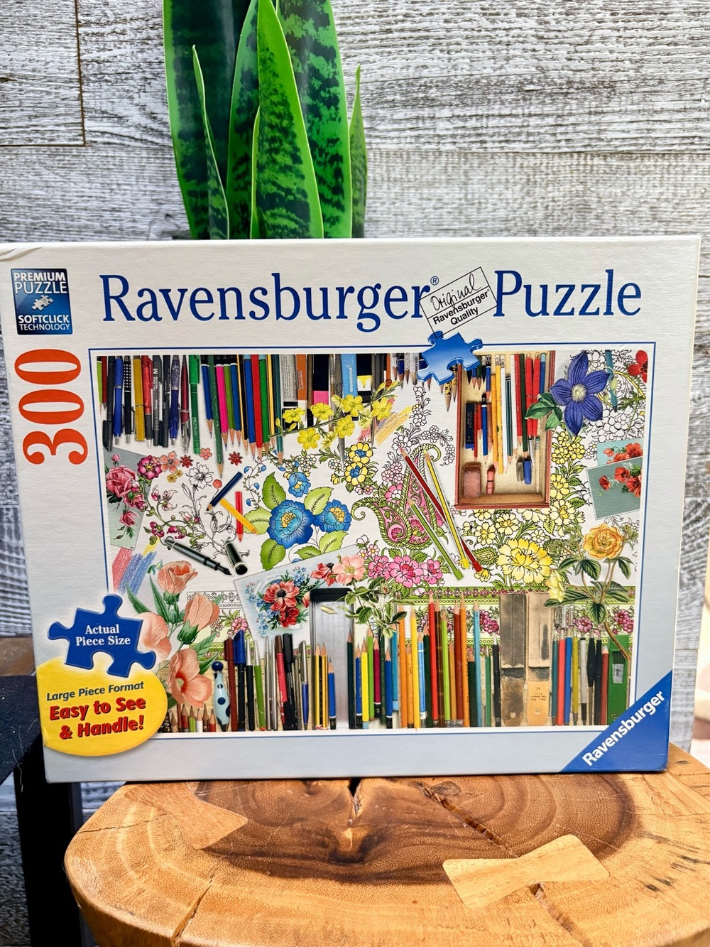 Ravensburger | "Color With Me" 300pc Artistic Large Piece Jigsaw Puzzle
